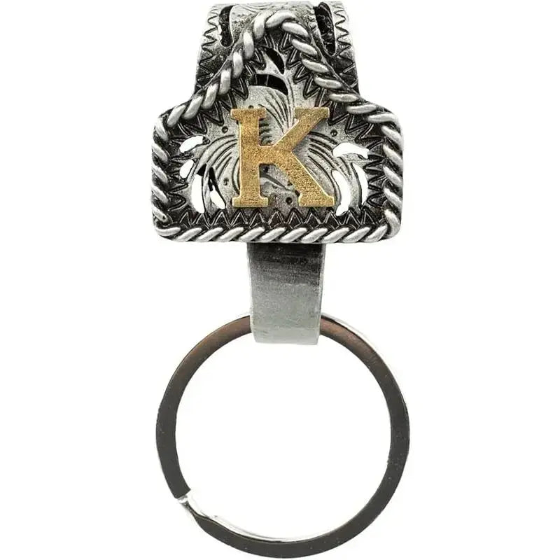 Vintage Letter Keychain