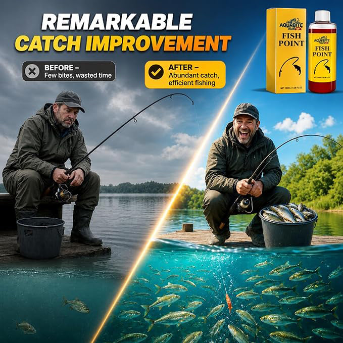 🎣 AquaBite FX™ Ultimate Fish Attractant – Fast-Acting Red Worm Formula