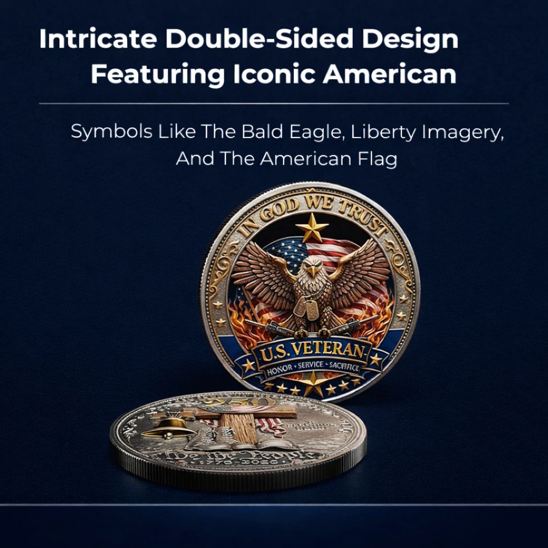 Honor America’s Heroes – 250 Years of Freedom Veteran Tribute Coin