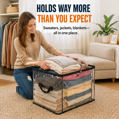 Premium Heavy-Duty Clear Storage Bag