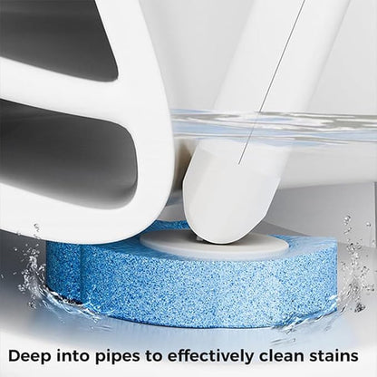 Disposable Toilet Cleaning System: Toilet Brush & Holder Kit with 12PCS Pre-Soaked Cleaner