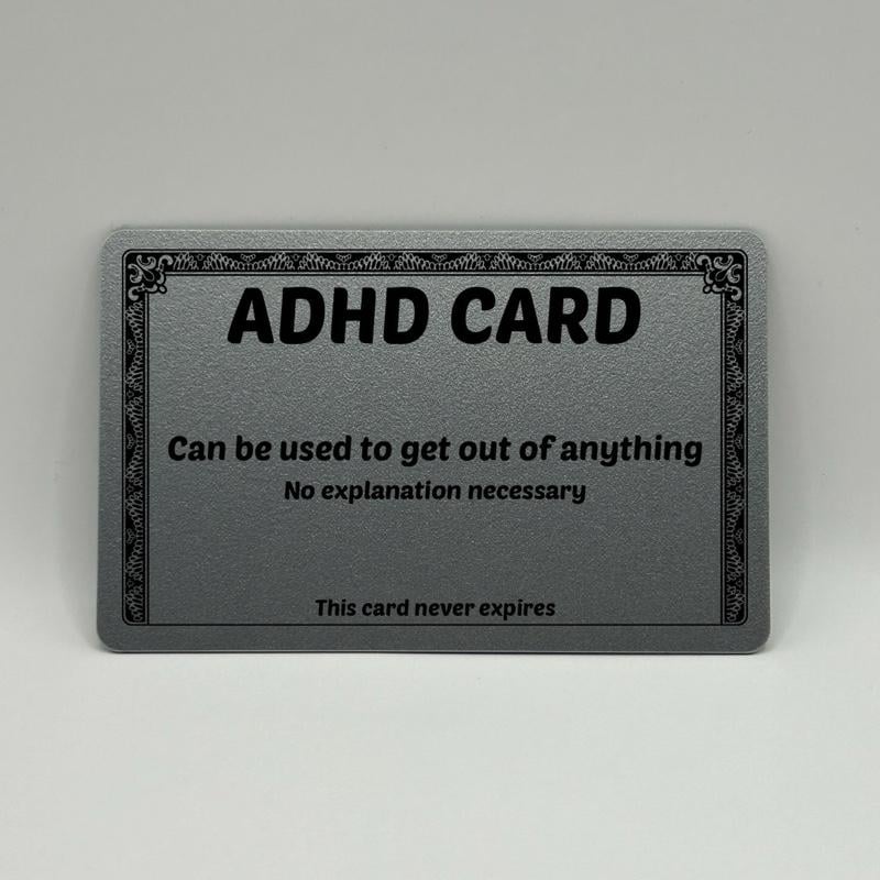 🎇Funny Autism Excuse Card🔥