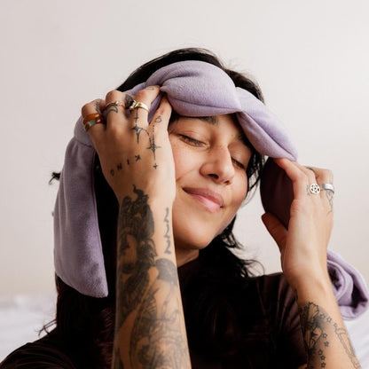 Sleep Deeper Tonight — Weighted Sleep Mask Now 45% Off 😴