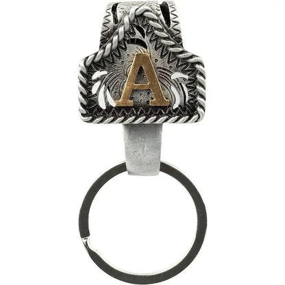 Vintage Letter Keychain