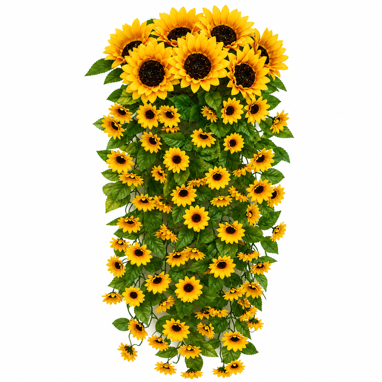 🌻Golden Sunflower Cascade – 88-Bloom Fall Hanging Decor