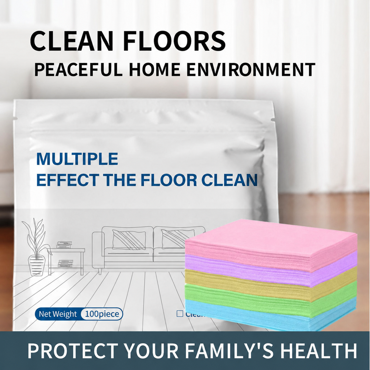 Water-Soluble Multi-Surface Cleaning Sheets