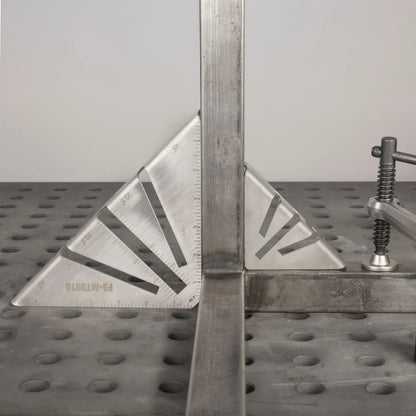 Heavy-Duty Metalworking Miter Square for Tubing Layout