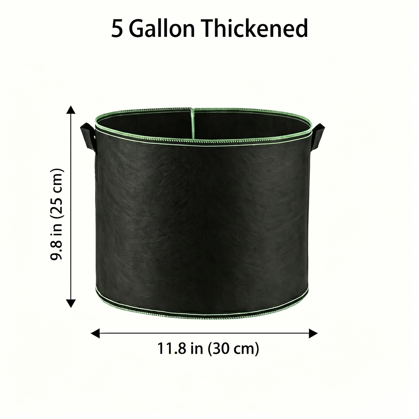 Heavy-Duty Fabric Grow Bags — Choose 2, 5 or 10 Gallon