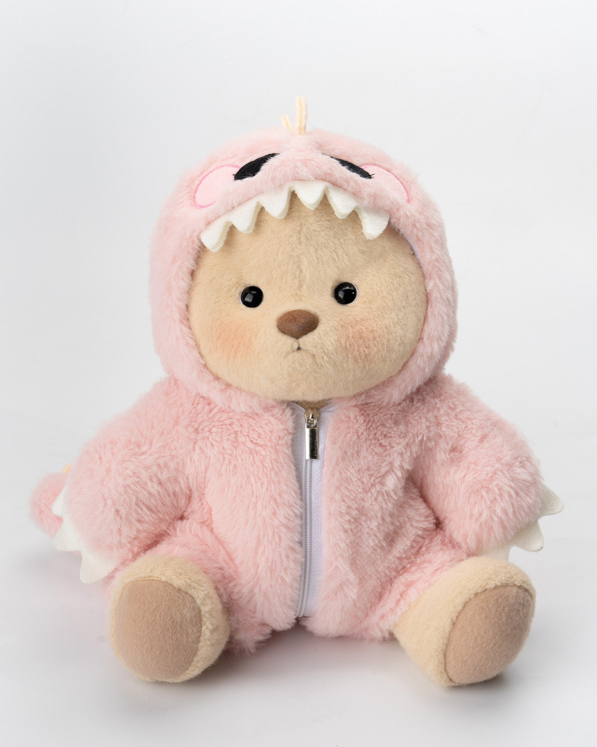 Furry Dino Bear | Handmade Jointed Teddy Bear Gift
