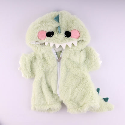 Furry Dino Bear | Handmade Jointed Teddy Bear Gift