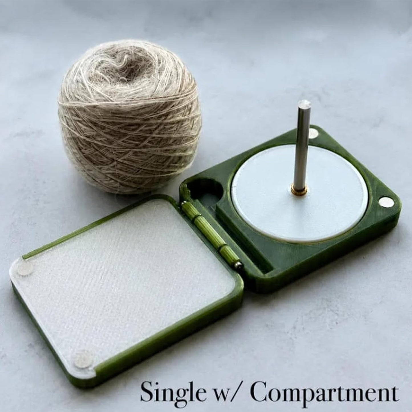 🧶Tangle-Free Portable Yarn Holder for Crochet & Knitting