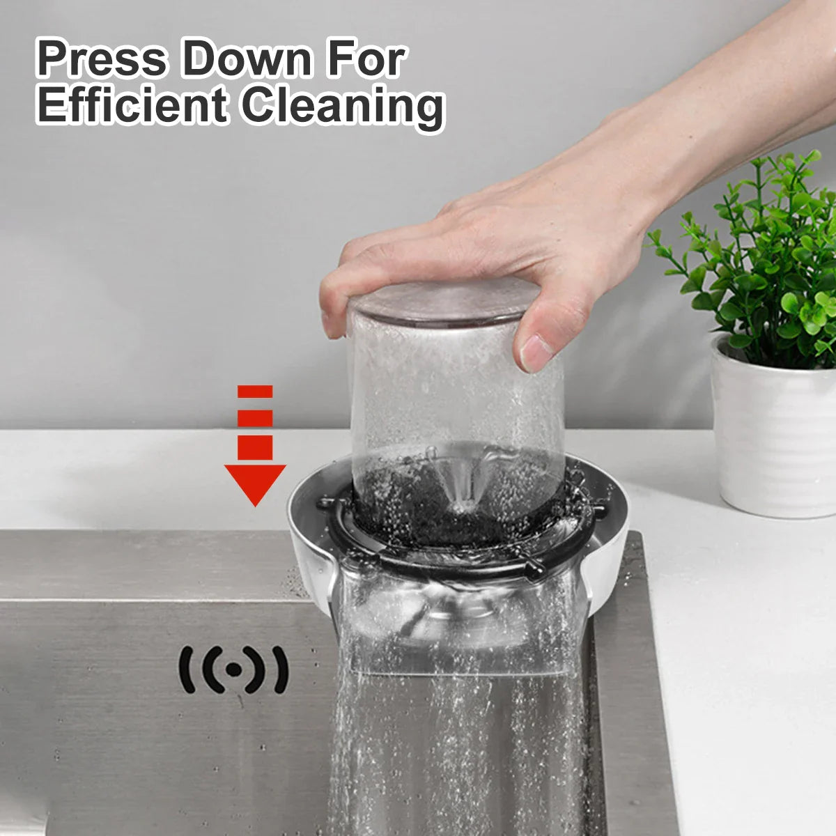 Glass Rinser 🚿 – Blast Away Grime in Seconds!