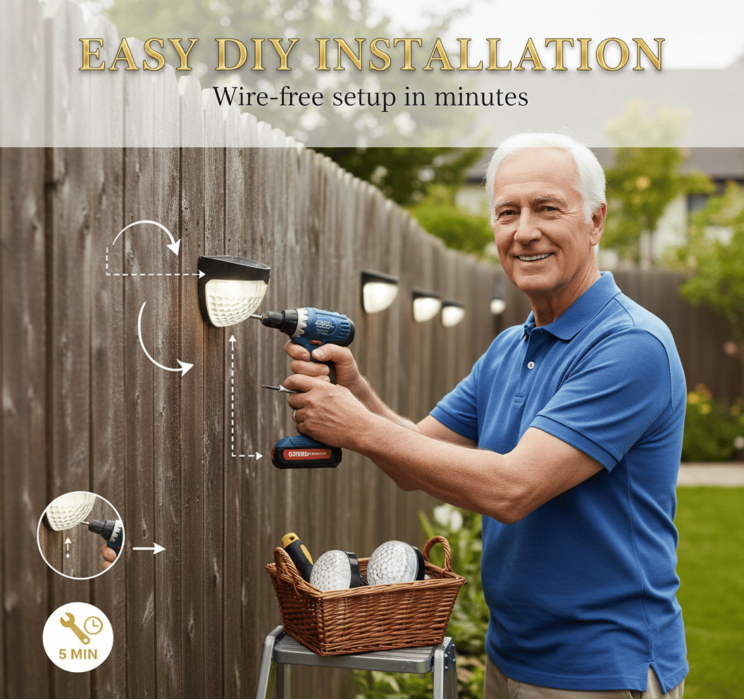 🌙Transform Your Outdoors with Warm, Solar-Powered Night Lighting