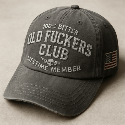 🔥 49% OFF - Old F*ckers Club - Vintage Baseball Cap