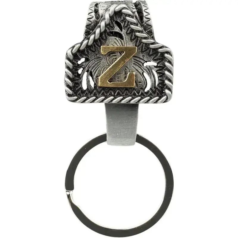 Vintage Letter Keychain