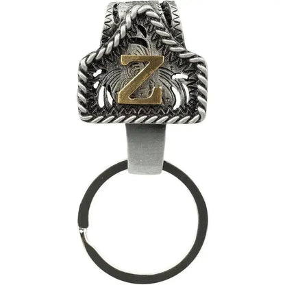 Vintage Letter Keychain