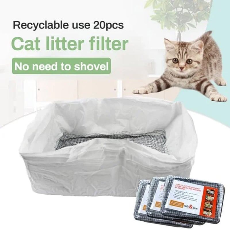 Clean Smarter, Not Harder – Reusable Cat Litter Liners for Easy Cleanup! 🧼🐾✨