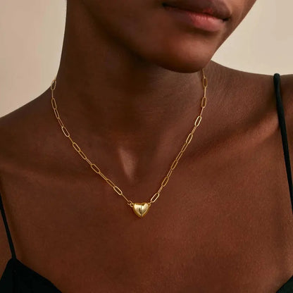 🔥Last Day Discount 49% Off💞14K Gold/Silver-Plated Heart Shape Pendant Magnetic Necklace