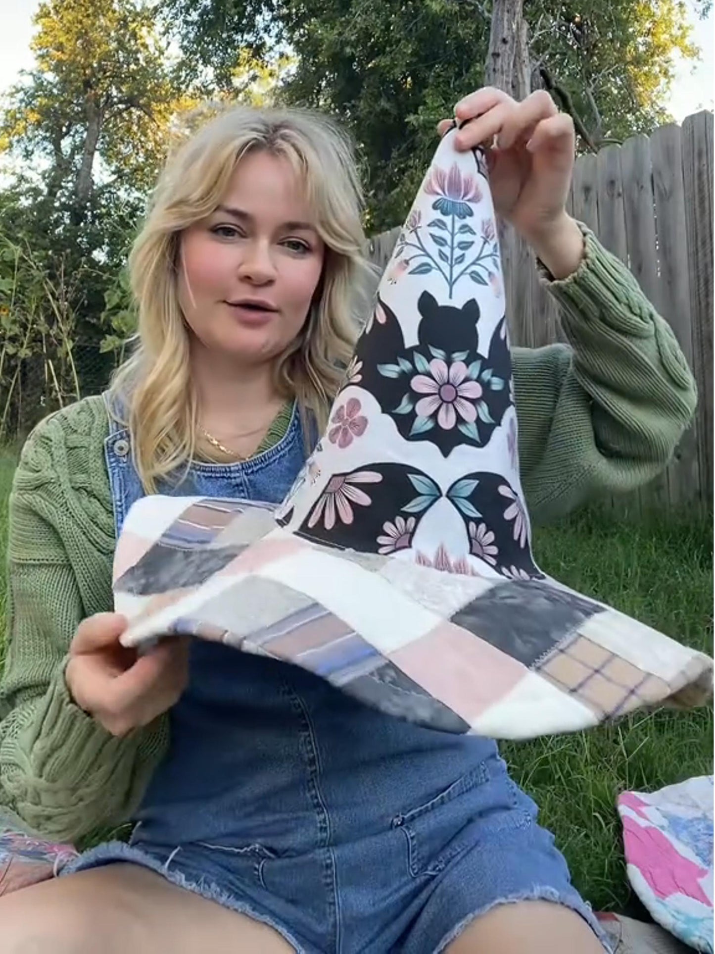 🧙The Quilted Witch Hat | Handcrafted Folk Art Hat