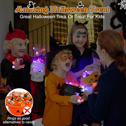 🎃 50% OFF SALE! 👻 Get 50 Glowing Halloween Rings NOW!