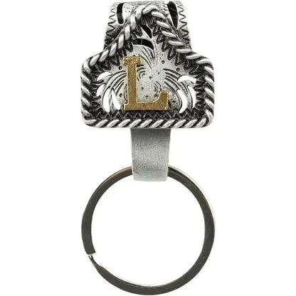 Vintage Letter Keychain