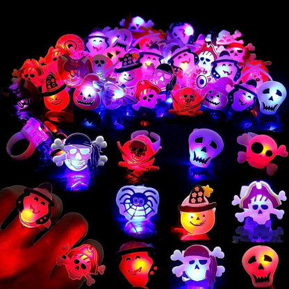 🎃 50% OFF SALE! 👻 Get 50 Glowing Halloween Rings NOW!