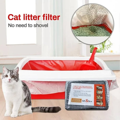 Clean Smarter, Not Harder – Reusable Cat Litter Liners for Easy Cleanup! 🧼🐾✨