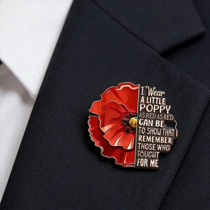 Unisex US Red Friday Exquisite Brooch