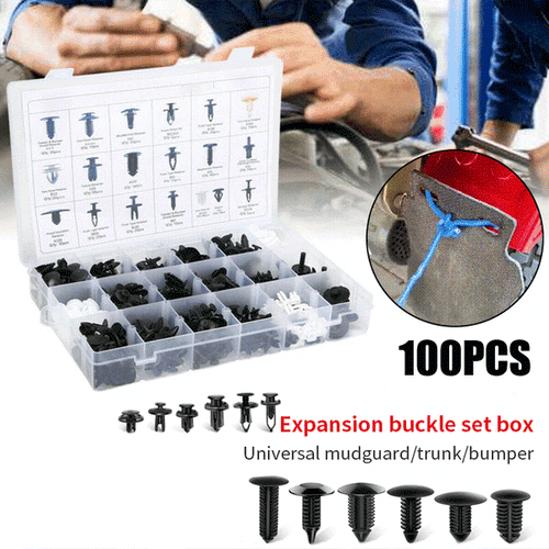 🔥 FLASH SALE: Buy 1 Get 1 FREE! 100-Piece Universal Car Clip Set