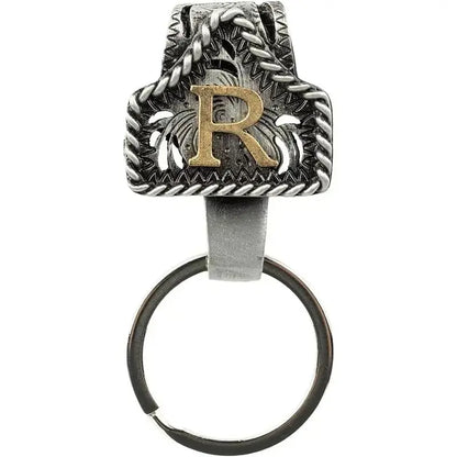 Vintage Letter Keychain