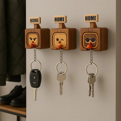 🔥Last Day 60% OFF🎁 Wooden Key Holder🎅