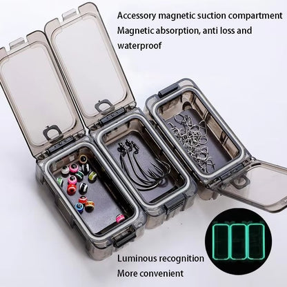 Pro-Grade Magnetic Tackle Box | Waterproof Modular Hook Storage Cube