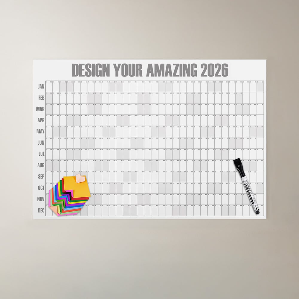 🔥Last Day 55% OFF 📅Giant A## erasable Calendar 2026 ✍️Design Your Amazing Year!🏃