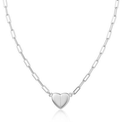 🔥Last Day Discount 49% Off💞14K Gold/Silver-Plated Heart Shape Pendant Magnetic Necklace