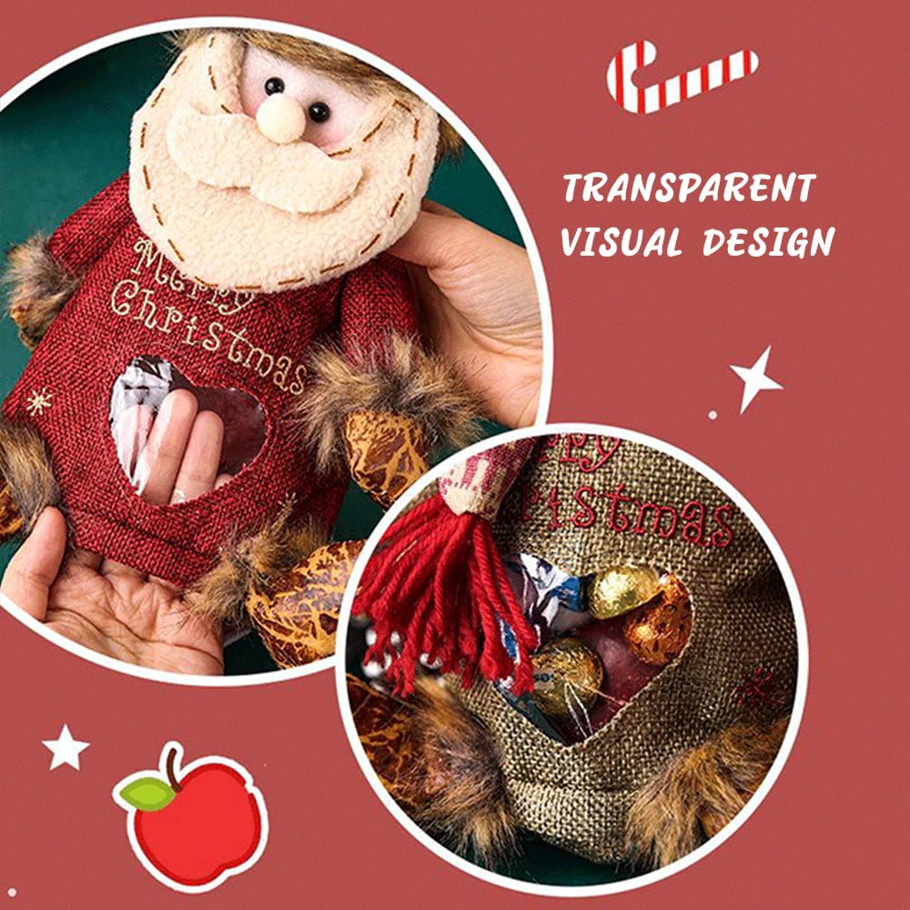🎉Christmas Gift Bags Zipper Design
