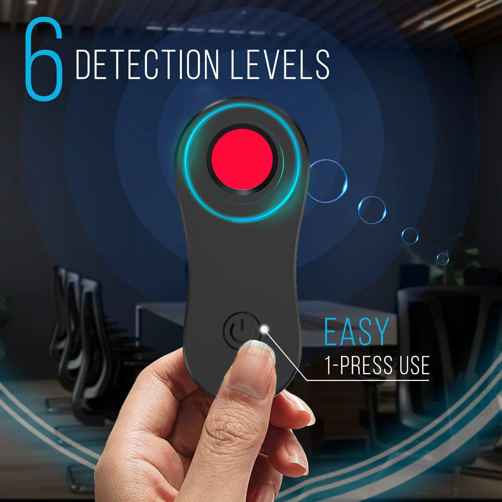 Seurico™ Military-Grade Hidden Camera Detector with RF & GPS Detection🕵️‍♂️