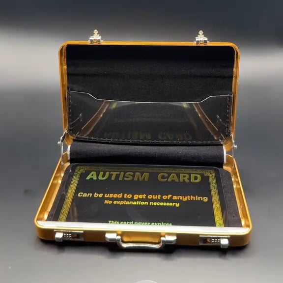 🎇Funny Autism Excuse Card🔥