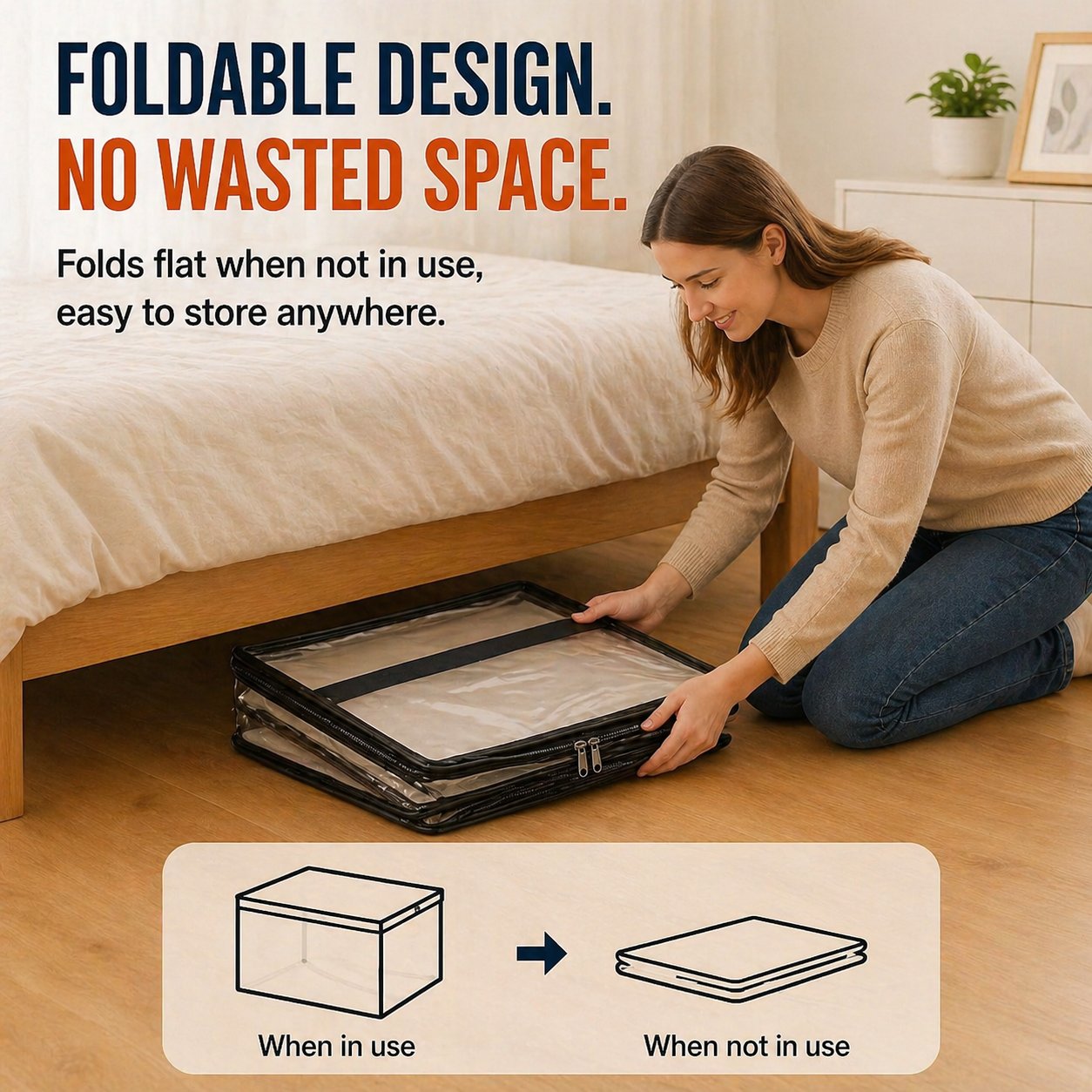 Premium Heavy-Duty Clear Storage Bag