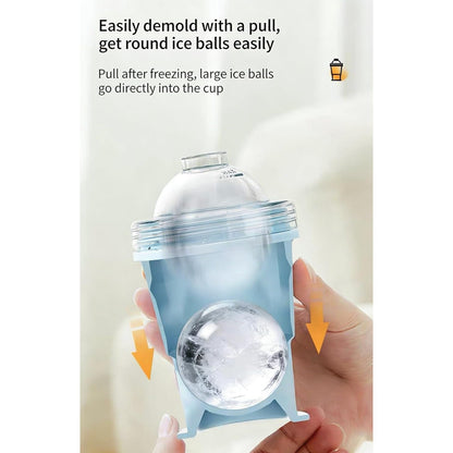 🔥NEW HOT SELLING 40% OFF 🔥 2-in-1 Collapsible Silicone Ice Ball Maker Cup