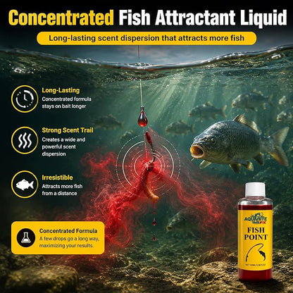 🎣 AquaBite FX™ Ultimate Fish Attractant – Fast-Acting Red Worm Formula