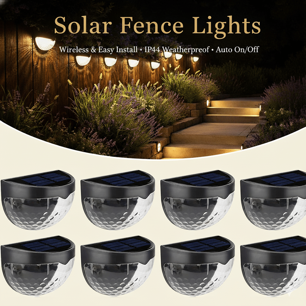 🌙Transform Your Outdoors with Warm, Solar-Powered Night Lighting