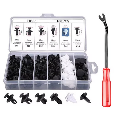 🔥 FLASH SALE: Buy 1 Get 1 FREE! 100-Piece Universal Car Clip Set
