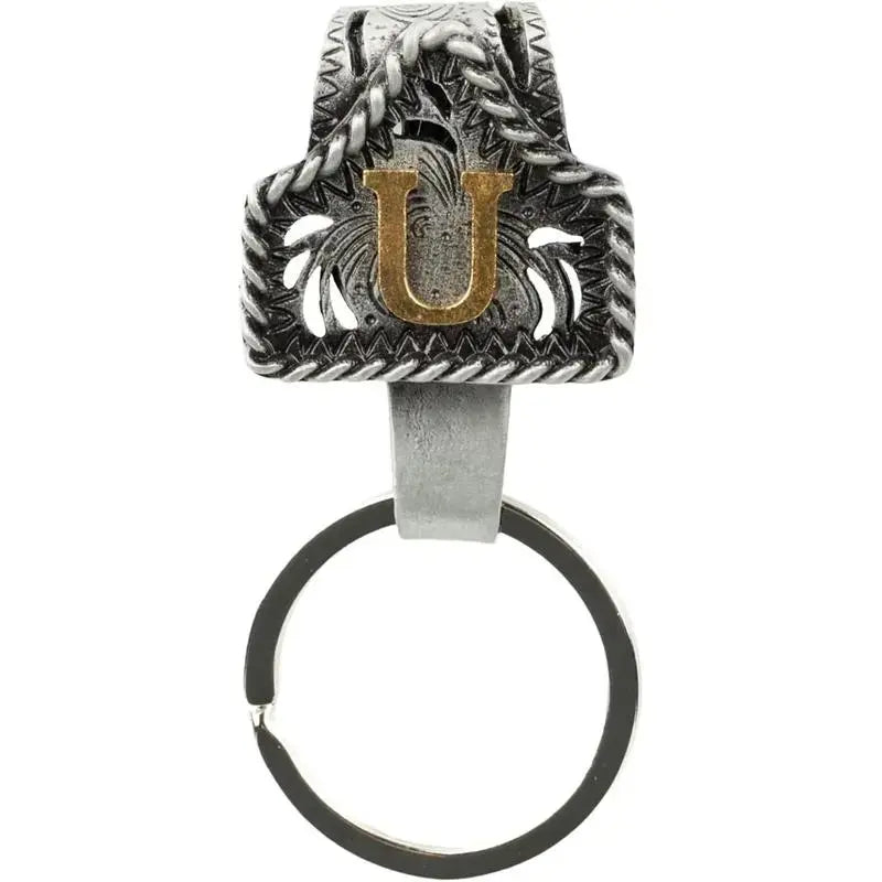 Vintage Letter Keychain