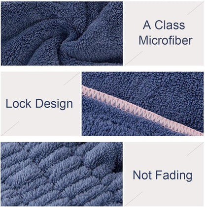 3PC Microfiber Hair Towel Caps
