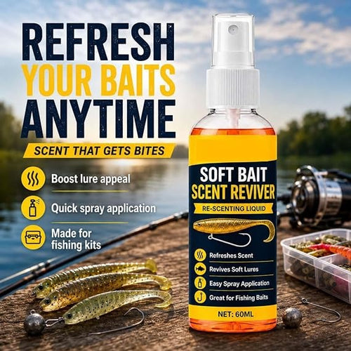 Soft Bait Scent Spray – Instant Fish-Attracting Reviver