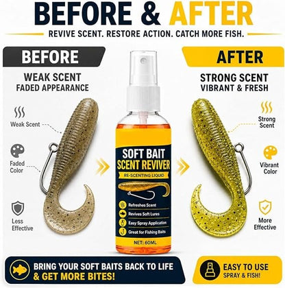 Soft Bait Scent Spray – Instant Fish-Attracting Reviver