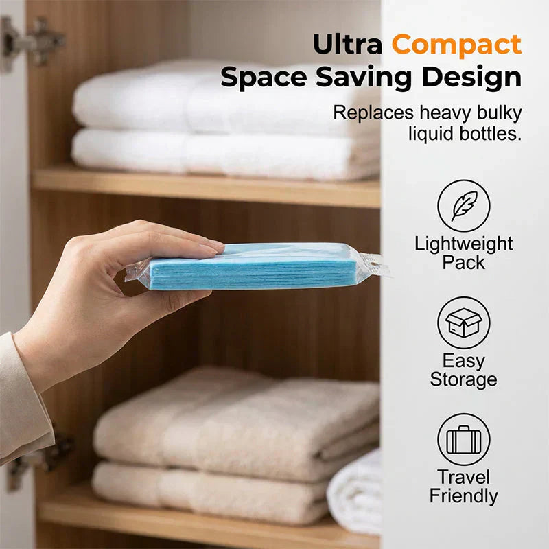 Water-Soluble Multi-Surface Cleaning Sheets