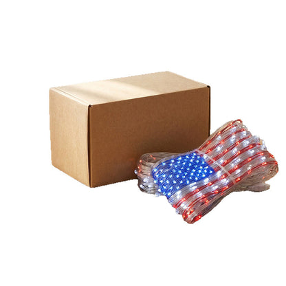 🇺🇸 Patriotic American Flag LED Net Light