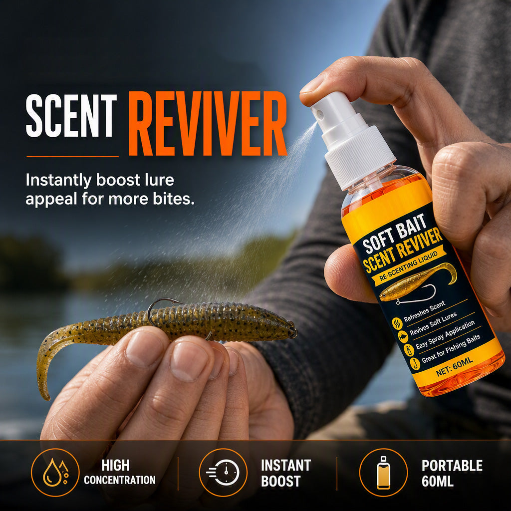 Soft Bait Scent Spray – Instant Fish-Attracting Reviver