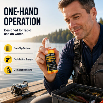 Soft Bait Scent Spray – Instant Fish-Attracting Reviver